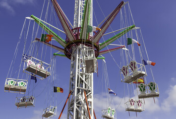 Flying chairs attraction