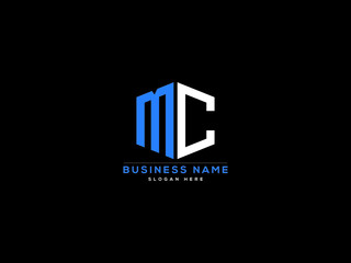 Letter MC Logo, creative mc logo icon vector for business