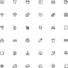 icon vector icon set such as: candy, message, freshness, teapot, straw, china, lottery, russula, purple, champignons, oven, cooked, open, ale, oat, card, mushrooms, barley, bird, spiral, charcoal