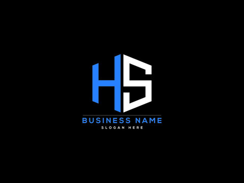 Letter HS Logo, creative hs logo icon vector for business