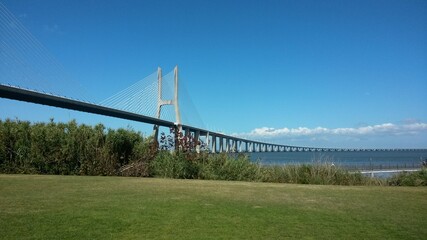 Fototapeta premium bridge over the river