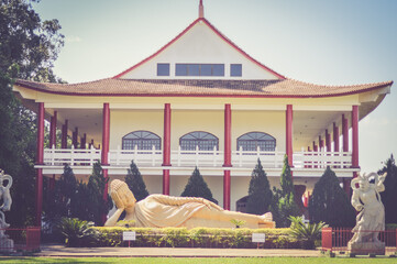 Guardians statues in buddhist temple