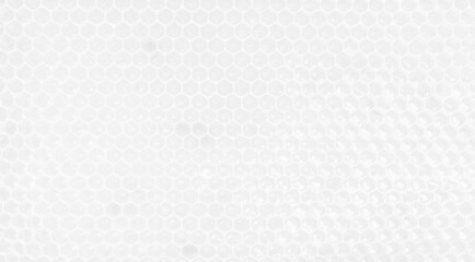 White background texture of honeycombs with fresh raw honey.