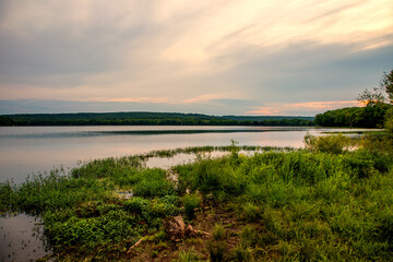 Evening Shot of Bob Kidd Lake in Northwest Arkansas
