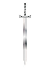 kunstvoll gestaltetes Schwert edel schimmernd