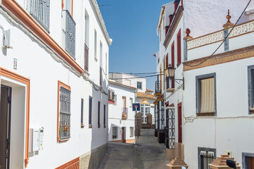 Fototapeta na wymiar White street of Olvera, Andalusia, Spain