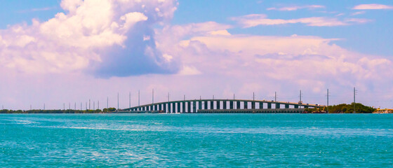 Panorama Of Long Key, Florida Of The Sea