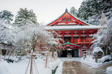 Buddhist temple in one of the oldest prayer places in Japan, the Natadera
