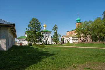Fototapeta premium One of the corners in the Borisoglebsky Monastery Yaroslavl region, Russia.