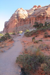 Utah - 09 03 2012: The street that cross the desert in Utah
