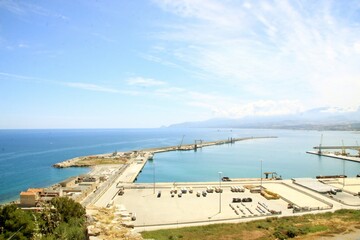 Obraz premium Breathtaking Panorama of Porto Termini Imerese
