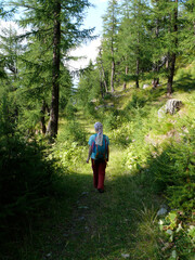 Obraz premium Hiking around Exilles