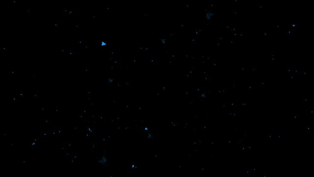 Fancy core effects of a fantasy world through a dream as an abstracted background