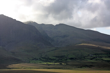 Ireland - clouds over the mountains