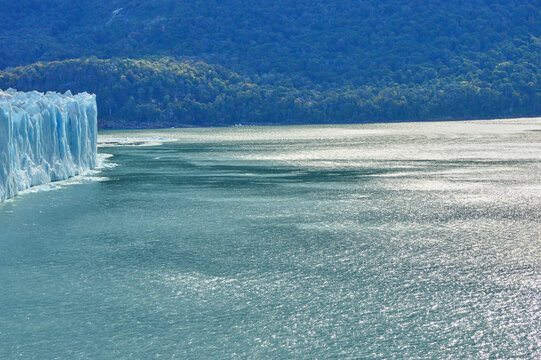 glacial y agua