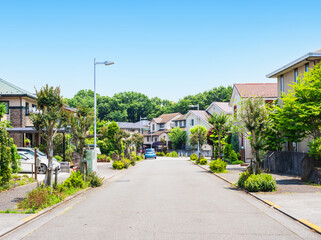 閑静な住宅街　無電柱化タウン