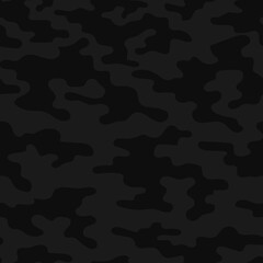 dark military camouflage. vector seamless print. army camouflage for clothing or printing