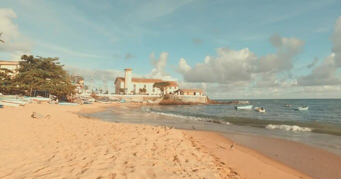 View from the beach Salvador Bahia Brazil