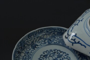 Lay out of picture plate. This is a very fine example of Japanese traditional antique “ imari...