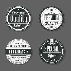 Premium quality seal stamps set
