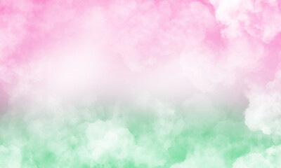 pink green watercolor scribble texture. Abstract watercolor on a white background. pink green abstract watercolor background.