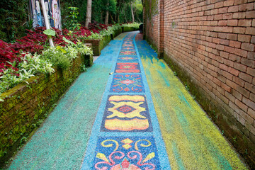 walkway in the garden