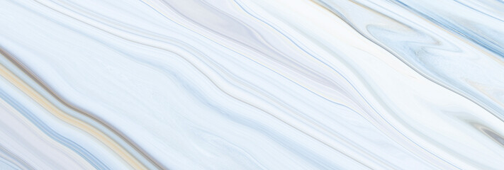 Obraz premium Marble rock texture blue ink pattern liquid swirl paint white dark that is Illustration panorama background for do ceramic counter tile silver gray that is abstract waves skin wall luxurious art ideas