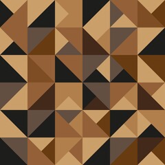 Obraz premium brown Geometric minimalistic pattern with a simple shape. Abstract vector design for advertising branding, web banner, business and wallpaper.