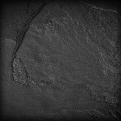 Dark grey black slate background or texture.