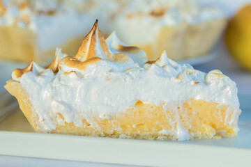 a piece of lemon pie