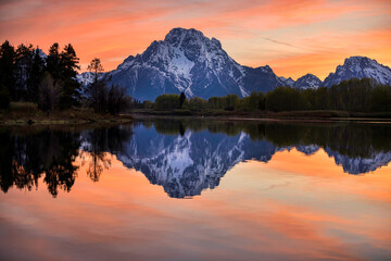 Oxbow Bend in the Grand Teton National Park, Wyoming