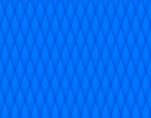 Obraz premium シンプルな青色ひし形背景パターン素材
