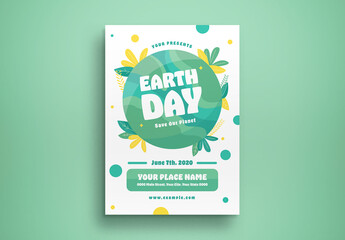 Earth Day Flyer Layout