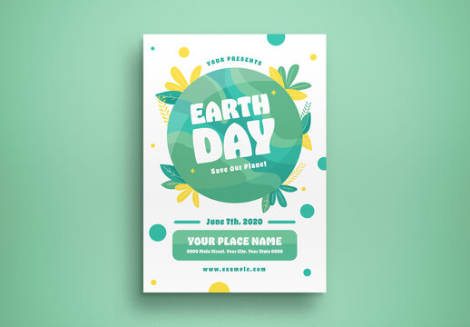 Earth Day Flyer Layout