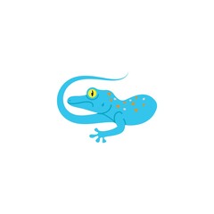 Gecko vector icon illustration design