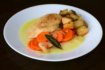 Chicken with vegetables