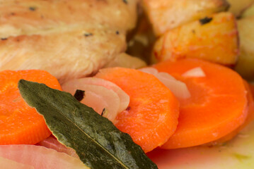 Chicken with vegetables