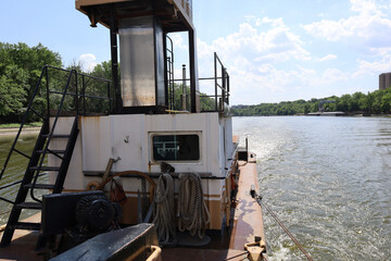 boat on the river