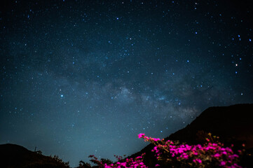 仁田峠で見る天の川