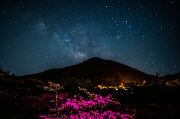 仁田峠で見る天の川