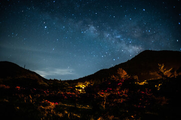 仁田峠で見る天の川