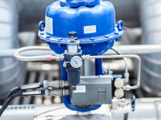 Control valve for control flow and pressure of process condition such water, steam and gas which popular apply to install in industrial, power plant, oil and gas with closed up.