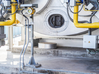 Gas detector of gas pipe for monitoring and closely detect gas leak in power plant.