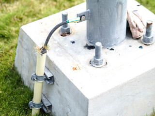 Ground systems was installed in power plant which many popular for apply to industrial zone.