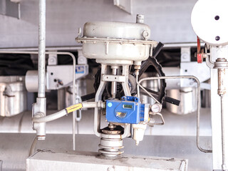 Control valve for control flow and pressure of process condition such water, steam and gas which popular apply to install in industrial, power plant, oil and gas with closed up.