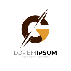 Simple letter G logo design template, modern style