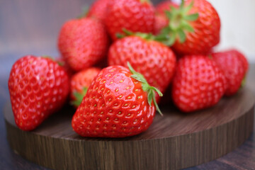 strawberries in a bowl