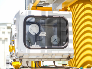 Enclosure of field instrument in power plant.