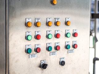 Local control panel stainless type in power plant for connection between filed instrument and control systems.