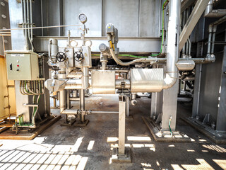 Motor operate valve for On-Off type which apply industrial zone and popular to install with tank, pipe, pump and pond in Combined-Cycle Co-Generation Power Plant.